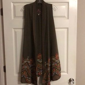 Johnny Was Tunic Vest size M - like new